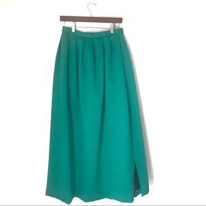 Saks Fifth Avenue Emerald Green Maxi Skirt Size 12